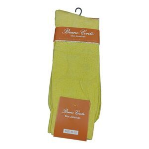 BRUNO CONTE MEN'S GOLD SILKY DRESS SOCK FASHION COLORS . BCS2004.
